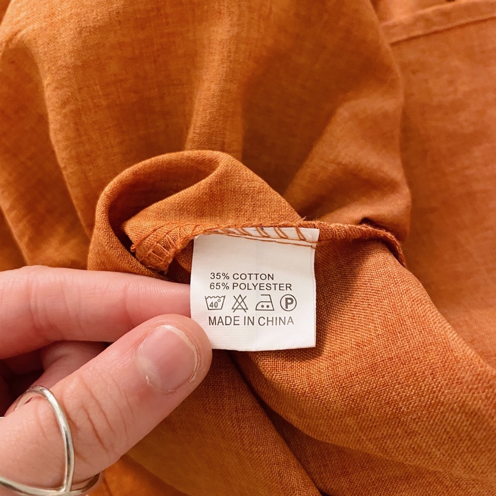 ☼ boho ruffle short sleeve top - Picture 7 of 8